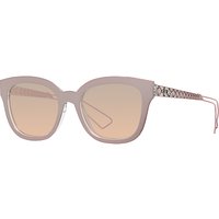 Christian Dior Diorama1 Embellished Cat's Eye Sunglasses, Nude/Pink Gradient