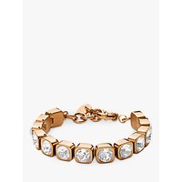 Dyrberg/Kern Conian Swarovski Crystal Tennis Bracelet, Rose Gold
