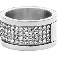 Dyrberg/Kern Emily Swarovski CrystaI Ring, Silver