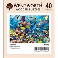 Wentworth Wooden Puzzles Oceana Mini Jigsaw Puzzle, 40 Pcs