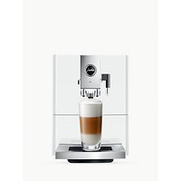 Jura A7 Bean-To-Cup Automatic Coffee Machine, Piano White