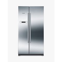 Bosch KAN90VI20G American Style Fridge Freezer, A+ Energy Rating, 90cm Wide, Stainless Steel