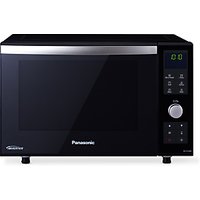Panasonic NN-DF386BBP Freestanding 3-in-1 Combination Microwave Oven With Grill, Black
