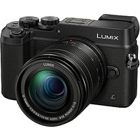 Panasonic LUMIX DMC-GX8 Compact System Camera With 12-60mm Lens, 5x Optical Zoom, 4K Ultra HD, 20.3MP, Wi-Fi, NFC, OLED EVF, 3 Touch Screen, Black