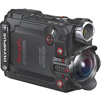 Olympus Tough TG-Tracker Waterproof Action Camera, 4K Ultra HD, 7.2MP, Ultra-Wide Angle Fixed Lens, Wi-Fi With 1.5 Flip Monitor, Black