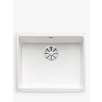 Blanco Subline 500-U Single Bowl Undermounted Ceramic Kitchen Sink, White