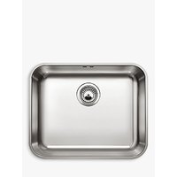 Blanco Supra 500-U Single Bowl Undermounted Kitchen Sink, Stainless Steel