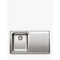 Blanco Classic 1L 45 S-IF Single Inset Kitchen Sink With Left Hand Bowl, Stainless Steel