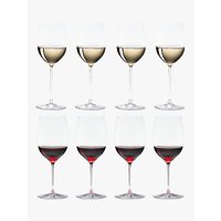 Riedel Veritas Cabernet / Merlot & Viognier / Chardonnay Wine Glasses, Set Of 8