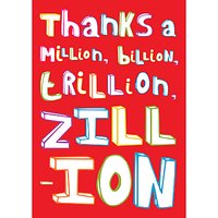 Dear Henry Thanks A Trillion Notecards, Pack Of 8