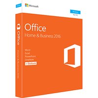Microsoft Office Home And Business 2016, 1 PC, One-Off Payment