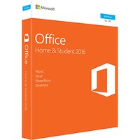 Microsoft Office Home And Student 2016, 1 PC, One-Off Payment