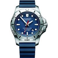 Victorinox 241734 Men's I.N.O.X Diver Rubber Strap Watch, Blue