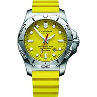 Victorinox 241735 Men's I.N.O.X Diver Rubber Strap Watch, Yellow
