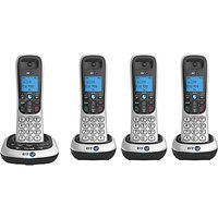 BT 2700 Digital Cordless Phone With Answering Machine, Quad DECT
