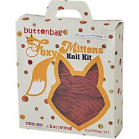 Buttonbag Make Your Own Foxy Mittens Knitting Kit