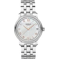 Montblanc 114367 Women's Tradition Date Bracelet Strap Watch, Silver