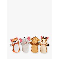 Melissa & Doug Zoo Friends Hand Puppets, Pack Of 4