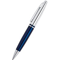 Cross Calais Lacquer Ballpoint Pen, Blue/Chrome