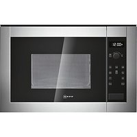 Neff H11WE60N0G Built-In Microwave Oven, Stainless Steel