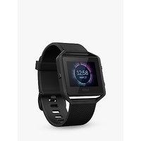 Fitbit Blaze Gunmetal Wireless Activity And Sleep Tracking Smart Fitness Watch, Small, Black