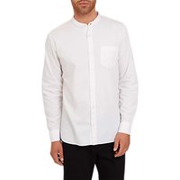 Jaeger Collarless Shirt, White