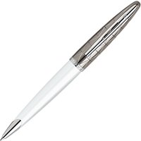 Waterman Carène Contemporary White And Gunmetal Ballpoint Pen
