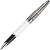 Waterman Carène Rollerball Pen, White/Chrome