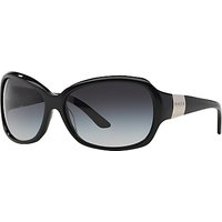Ralph RA5005 Square Sunglasses, Black