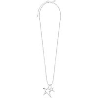 Joma Pavé Dipped Star Pendant Necklace, Silver