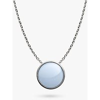 Skagen Sea Glass Round Pendant Necklace