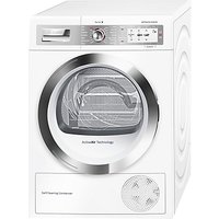 Bosch WTYH6790GB Freestanding Heat Pump Condenser Tumble Dryer, 9kg Load, A++ Energy Rating, White
