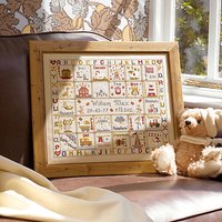 Historical Sampler A Is For Ark Birth Cross Stitch Kit