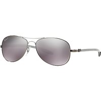 Ray-Ban RB8301 Polarised Aviator Sunglasses, Gunmetal/Mirror Grey