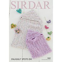 Sirdar Snuggly Spots DK Baby Sleep Bag Knitting Paper Pattern, 4660