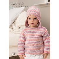 Rico Baby Dream A Luxury Touch DK Jumper And Hat Knitting Pattern, 516