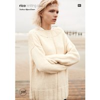 Rico Fashion Alpaca Dream Women's Jumper Knitting Pattern, 506