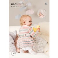 Rico Baby Dream A Luxury Touch DK Jacket And Hat Knitting Paper Pattern, 517