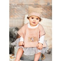 Rico Baby Classic DK Baby Poncho And Hat Knitting Pattern, 462