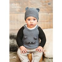 Rico Baby Classic DK Baby Jumper And Hat Knitting Pattern, 464