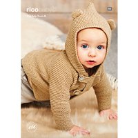 Rico Baby Classic DK Baby Cardigan Knitting Pattern, 466