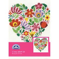 DMC Creative Bouquet Of Love Cross Stitch Kit