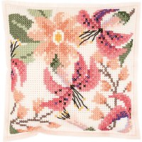 Rico Flower Felt Cross Stitch Cushion Kit