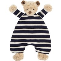 Jellycat Breton Bear Soother Soft Toy, One Size, Blue