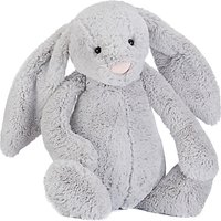 Jellycat Bashful Bunny Soft Toy, Huge, Silver