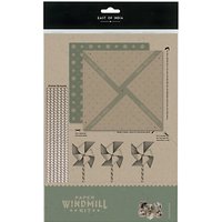 East Of India Happy Birthday Paper Windmill Craft Kit