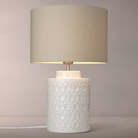 John Lewis Lulworth Ceramic Table Lamps, Ivory
