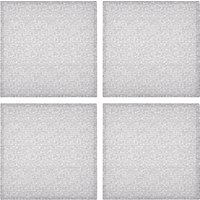 Design Project By John Lewis No.108 Napkins, Set Of 4, White / Grey