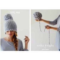 Erika Knight For John Lewis XXL Pom Pom Hat Knitting Pattern