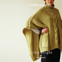 Erika Knight For John Lewis Women's Cable Poncho Knitting Pattern